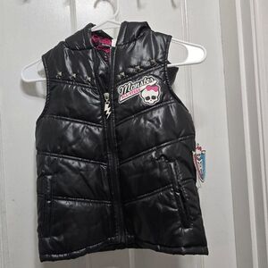 Monster High Black Puffer Jacket